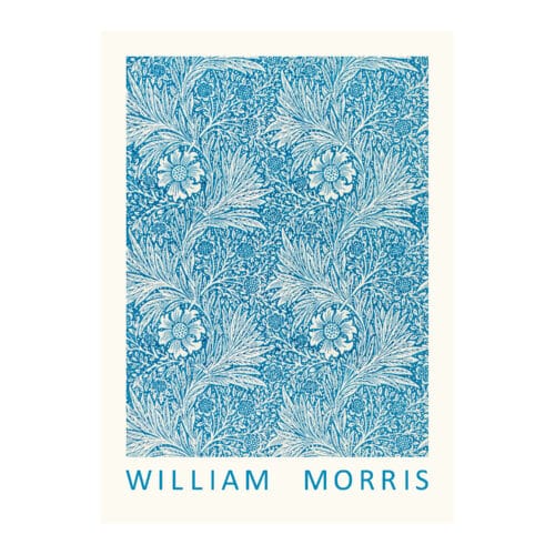 Plakat William Morris Blue marigold