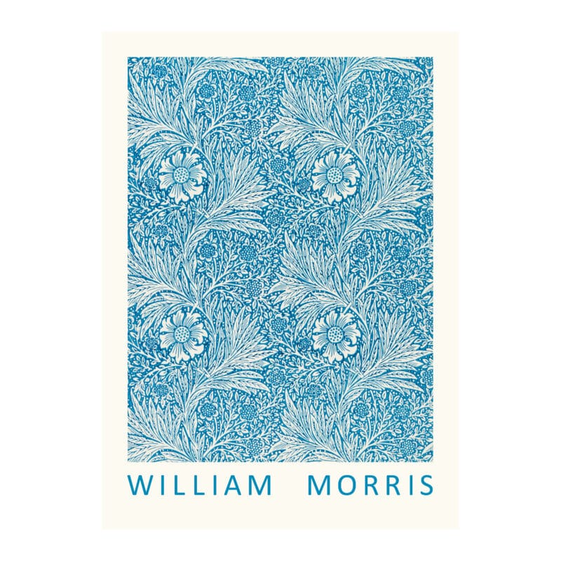 Plakat William Morris Blue marigold