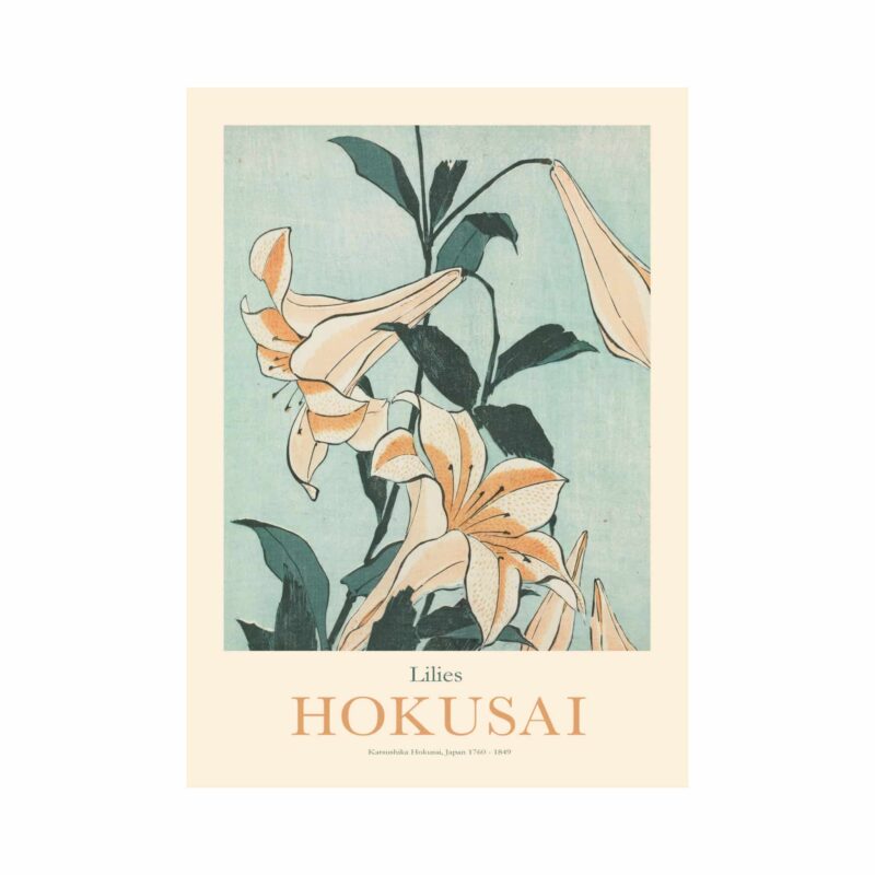 Hokusai Lilies