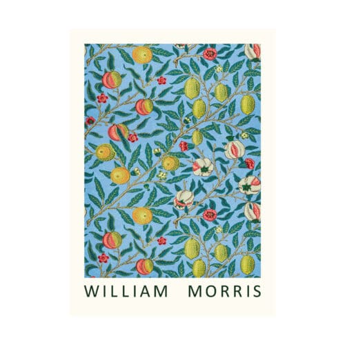 Plakat William Morris Lemon tree blue