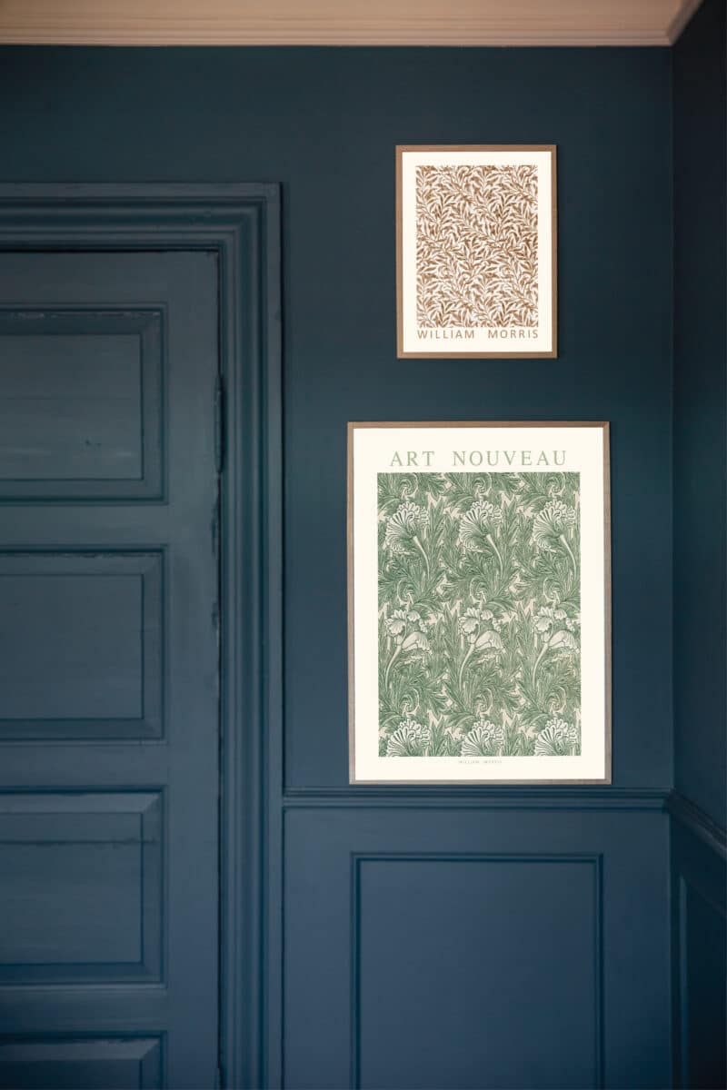 William Morris Plakater Willow og Art Nouveau green